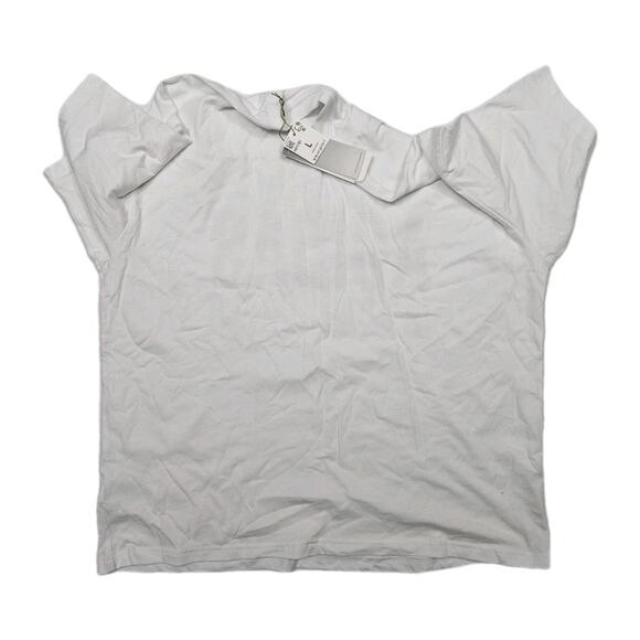 Adidas Graphic Tee Mens Large White Short Sleeve Spell out Loose Fit - Picture 7 of 7